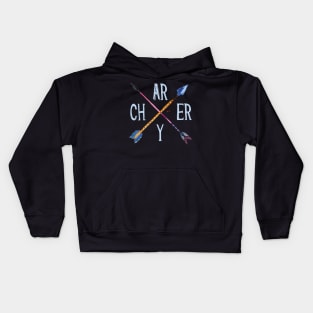 Archery Arrows Saying Kids Hoodie